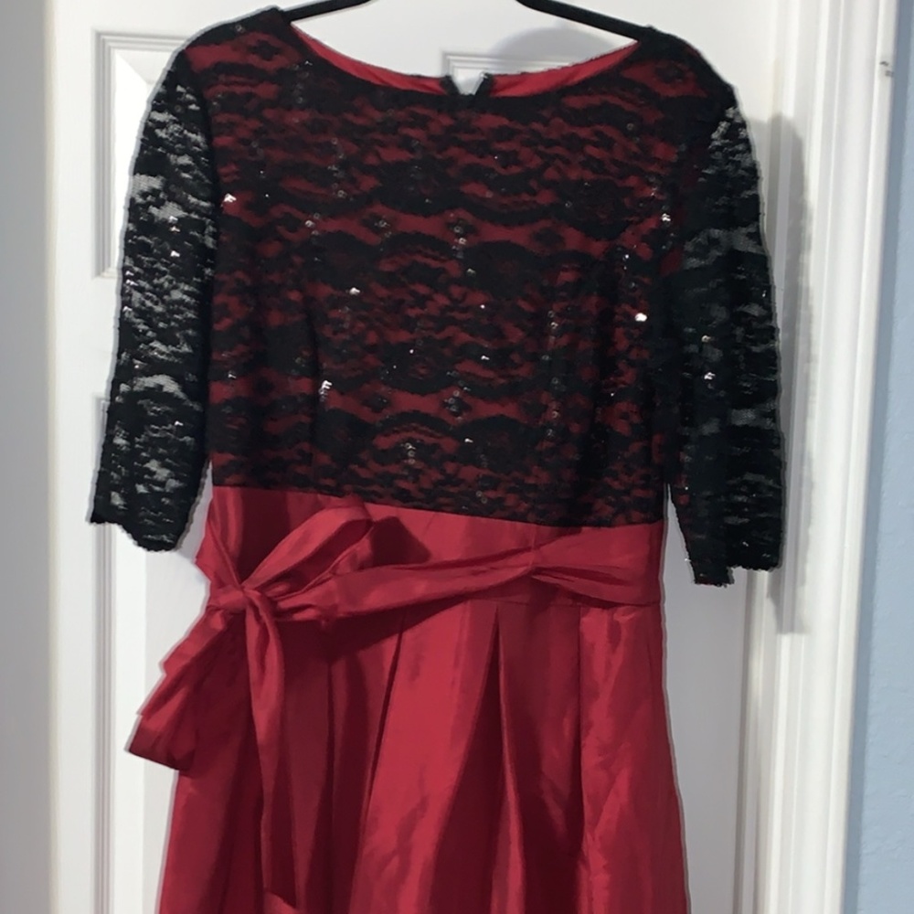 Satin and Lace Party Dress